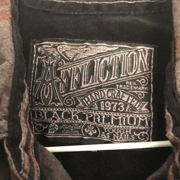 Affliction button down shirt - Picture 3 of 14